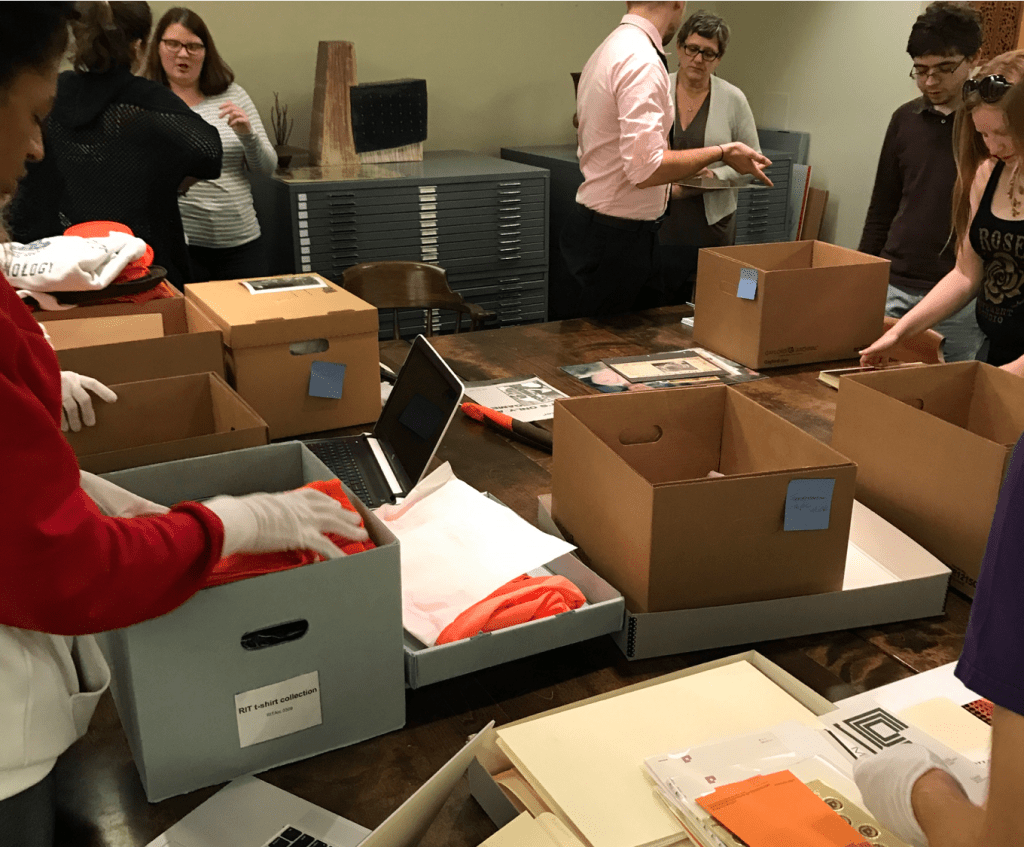 Researching at RIT, 2017.