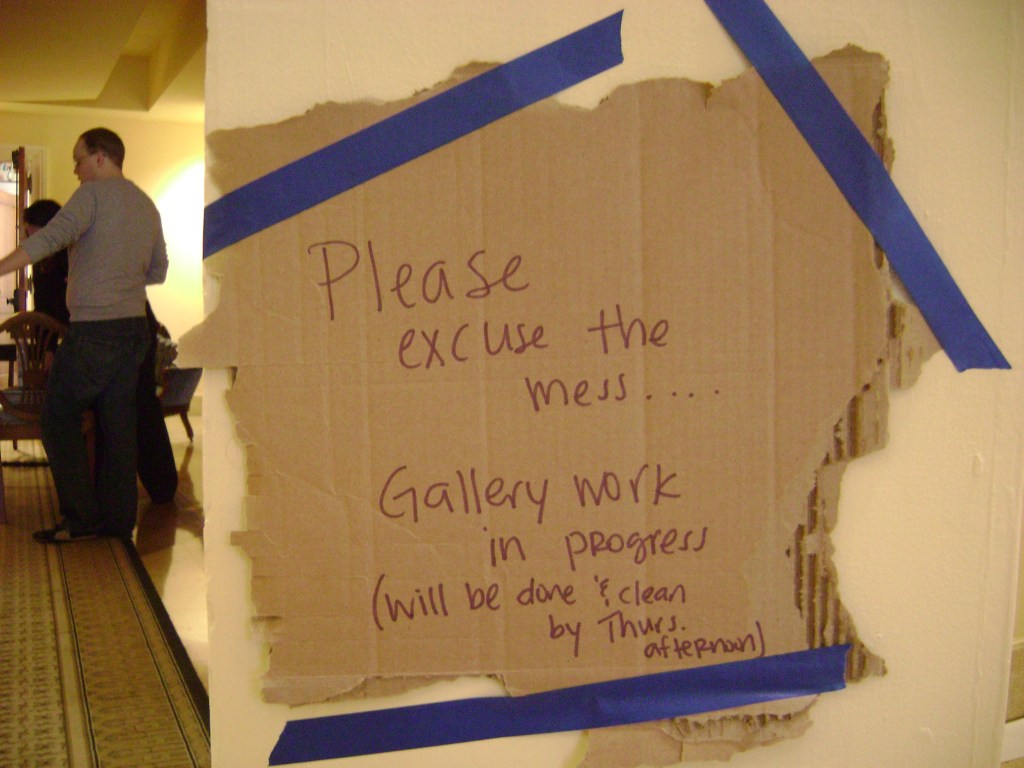 The Curatorial Studies Course at Georgetown College mounted an exhibition every year focused on our college's history. Here's our work-in-progress.